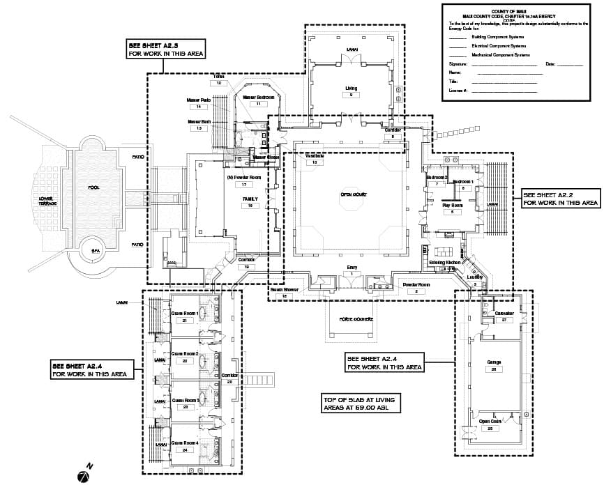 9 Bay Drive, Maui floor plans